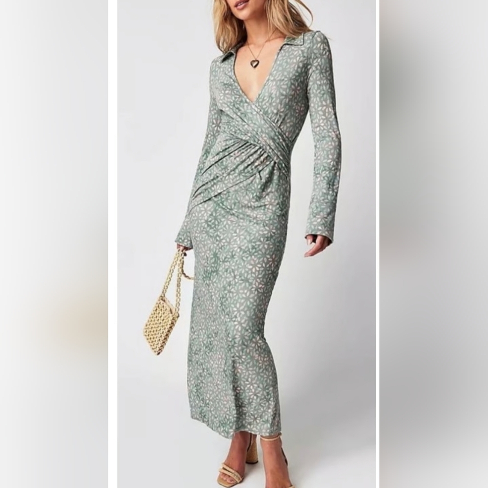Free People Wrap Maxi Dress